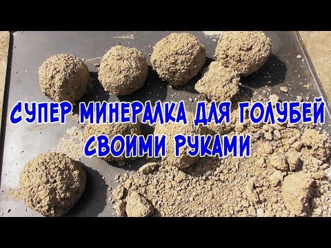 Минералка для голубей своими руками