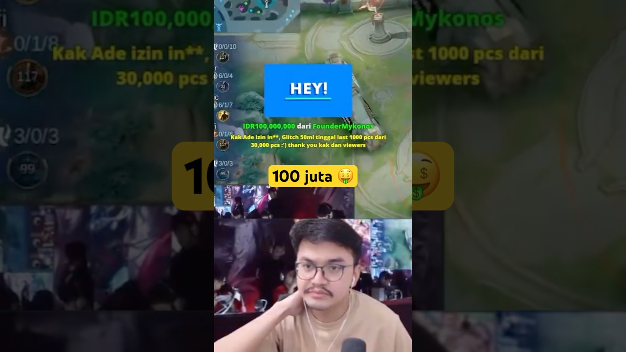 Ade setiawan dikirim 100 juta 🤑 
