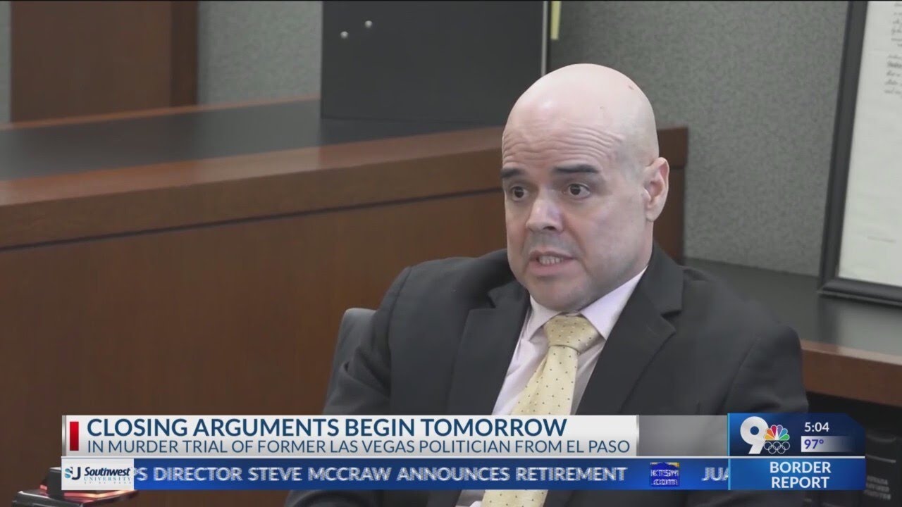Closing arguments begin Monday for murder trial of ex-politician - YouTube