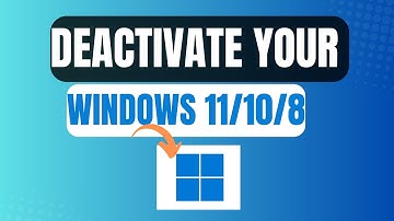 How to Deactivate Windows 11/10/8 Safely Command Prompt Guide