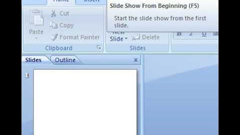 Powerpoint 2007: Quick Access Toolbar