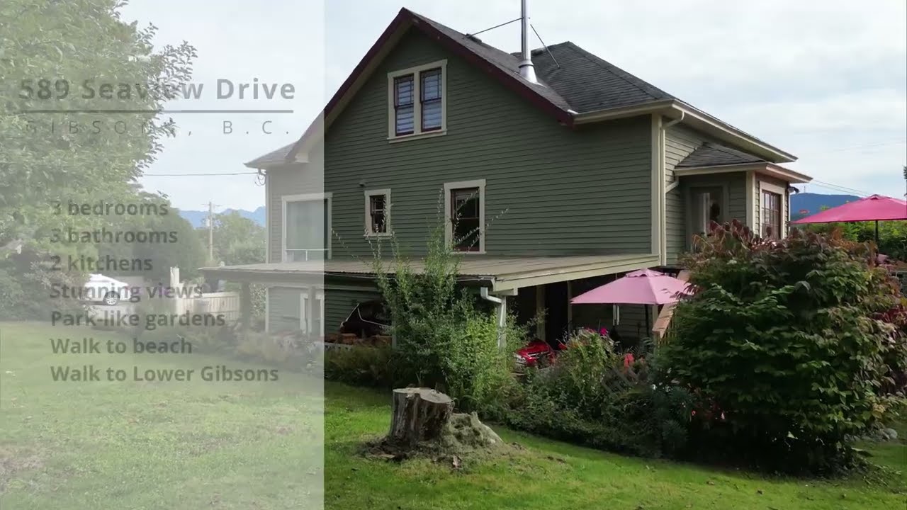589 Seaview Drive, Gibsons, B.C., | Listed by Joni + Gail