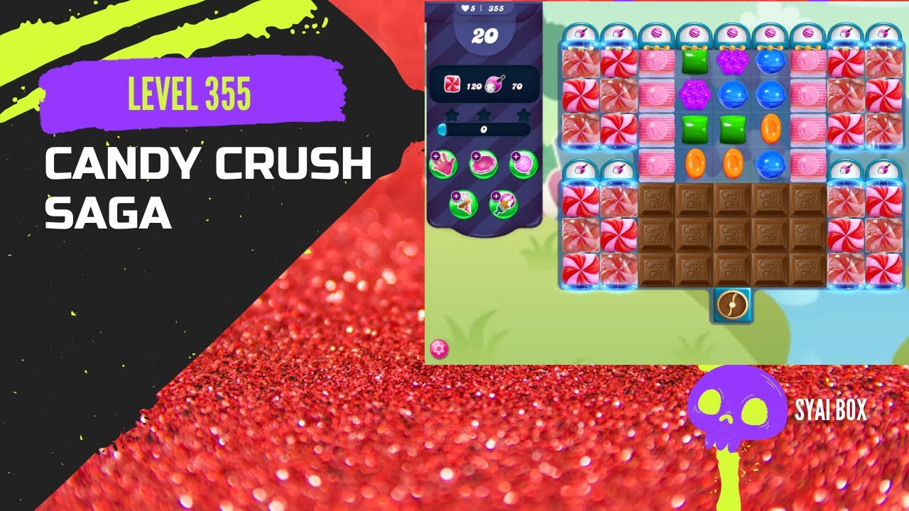 Candy Crush Saga | Level 355 | 🌟🌟🌟 | Super Sugar Crush! | NIGHTMARISHLY