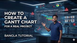 How to Create a Gantt Chart for a Real Project | Bangla Tutorial