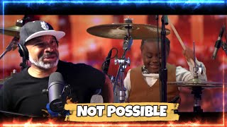First Time Seeing 5-Year-Old Drumming Prodigy Chrisyius Whitehead | AGT 2024 - Producer Reacts