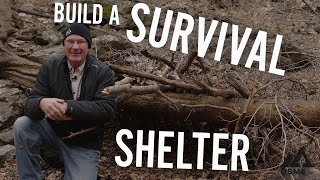 How To Build A Survival Shelter How To To Survive Overnight Outdoors How To Build A Lean-To