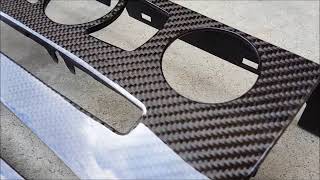 bmw e60 m5 / e63 e64 m6 carbon fiber ac control panel