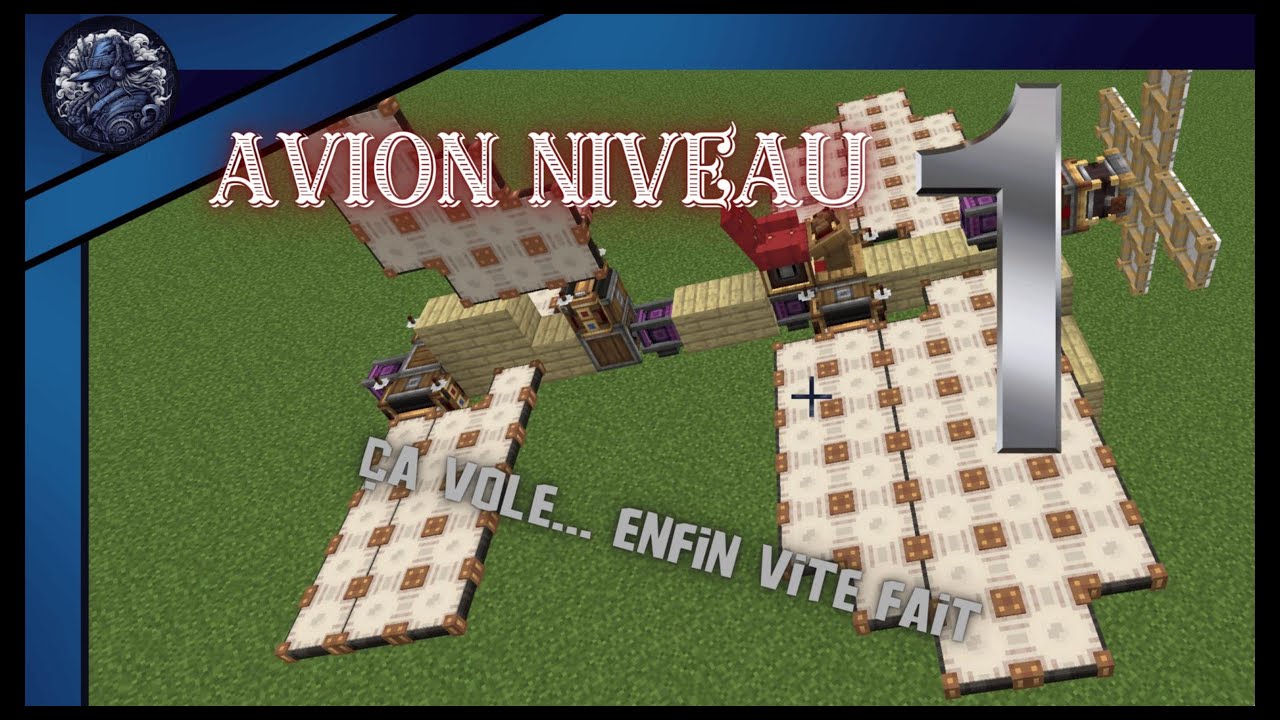 Guide complet pour construire un petit avion fonctionnel sur Minecraft
