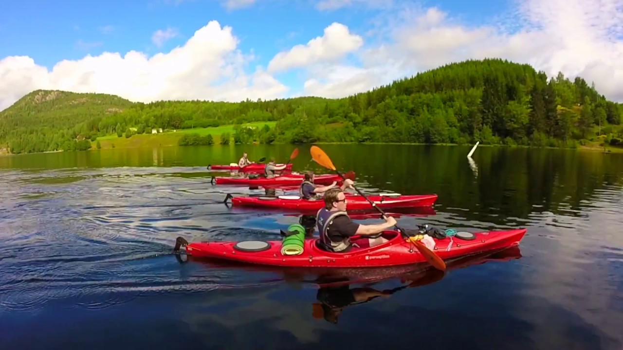 Telemarkskanalen i kajakk - Juli 2017