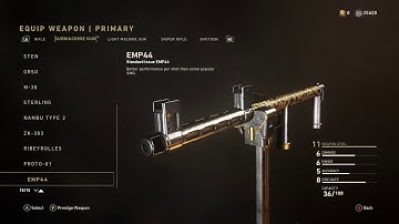 EMP44 SMG- BEST CLASS SETUP (COD WW2)