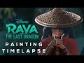 Raya And The Last Dragon Poster Illustration - Timelapse