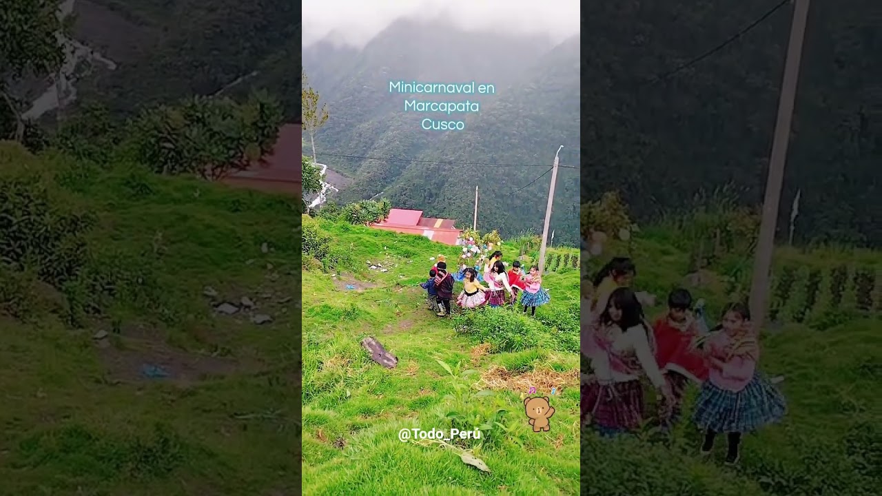 Minicarnaval en Marcapata Quispicanchi Cusco 