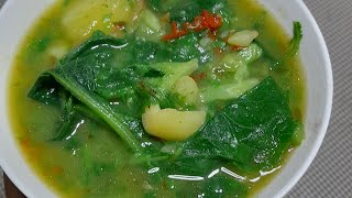 Zikhlum kau  chawr bai thak Sar tui lutuk #cabbage leaves Mizo dish recipe