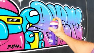 Graffiti  Character Bombs with Letters