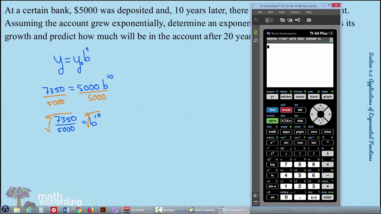 Application of Exponential Functions Part 3 - YouTube