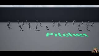 Unreal Engine Demo Scene : Baseball animations (Motion Cast#26 Vol.2)