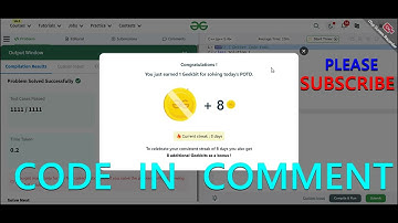 GFG POTD 05/12/2024 IN C++ MOST IMPORTANT INFORMATION | CODE IN COMMENT #geeksforgeeks #gfg #potd