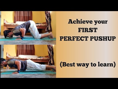Learn HOW to do PUSH-UPS for Beginners | Step by Step Push-up Guide # ...