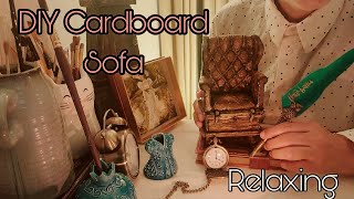 DIY CARDBOARD IDEA | HOW TO MAKE A SOFA CHAIR WITH CARDBOARD| BEST OUT OF WASTE: #crafts #howto#diy