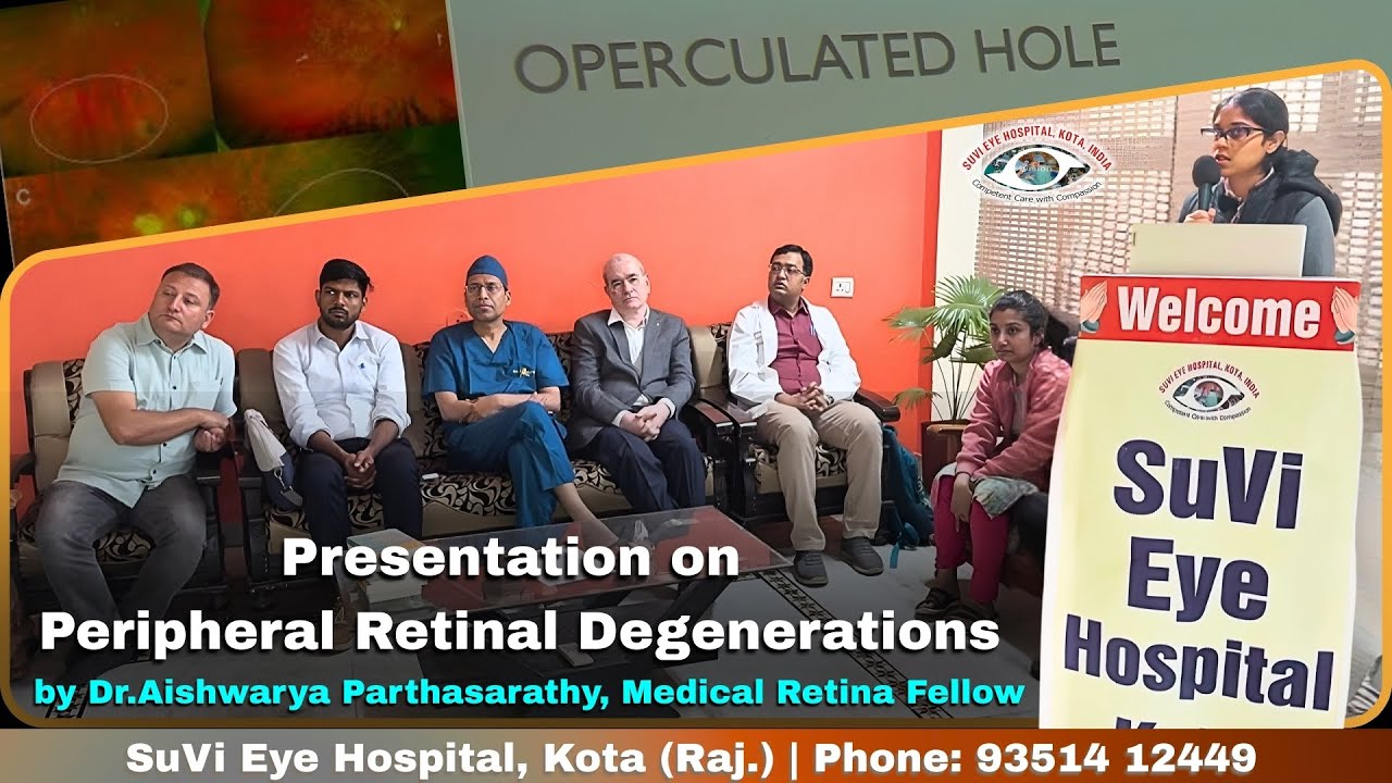 Presentation on Peripheral Retinal Degenerations by Dr.Aishwarya Parthasarathy Medical Retina Fellow