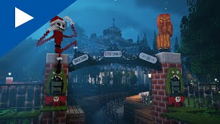 4K Minecraft Disneyland Haunted Mansion Holiday Imaginefun 2022