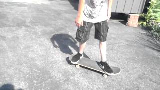 Kick flip street ledge