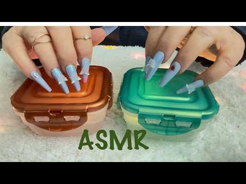 ASMR A SENSORY LULLABY Tapping of Hard Plastic Items to Soothe You to Sleep.💤 💤.   No Talking