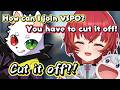 【Vspo/Eng Sub】Tsuna tells Ras that if he wants to join VSPO, he has to cut it off.