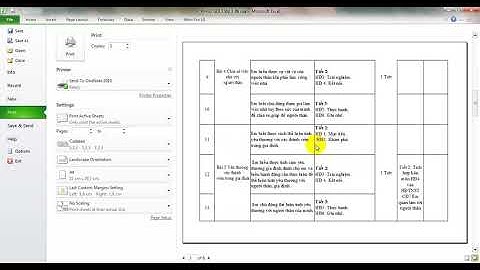 in bị mất dòng trong excel 2010, 2013