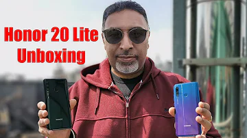 Honor 20 Lite Unboxing - First Look