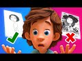 Mom&#39;s Portait Gets RUINED! ✏️ | The Fixies | Animation for Kids