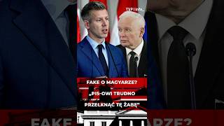 Fake o Magyarze? "PiS-owi trudno przełknąć tę żabę" #polityka #polska #węgry #shorts