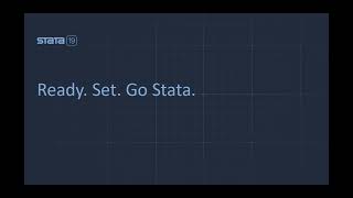 Ready. Set. Go Stata.