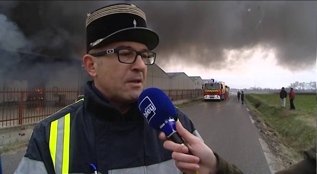 Feu local industriel Codognan (30) 22 février 2016