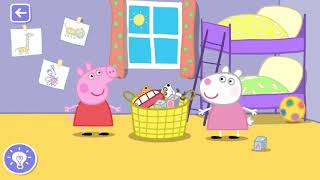 peppa pig messy cleaning