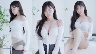 (4K 세로룩북) Ai Human 여친룩🤍 스타킹 란제리 룩북 직캠 Underwear Lookbook 언더웨어 직캠 모델 룩북 Lingerie Try On #Ai19 #Ai룩북