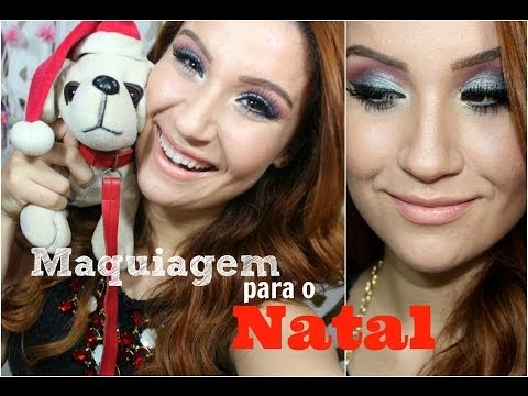 Maquiagem fácil para o natal 2013 por Bianca Andrade