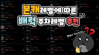 [로스트아크] 본캐 레벨에 따른 배럭 주차레벨 추천 (2024.4월)