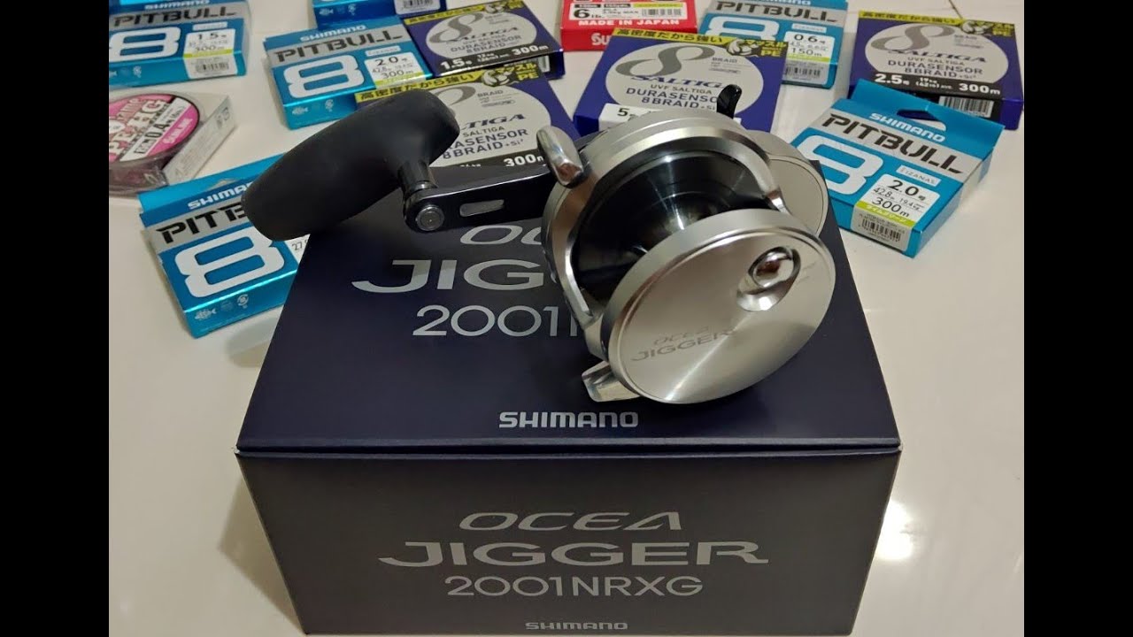 Shimano Ocea Jigger 2001NRXG - YouTube