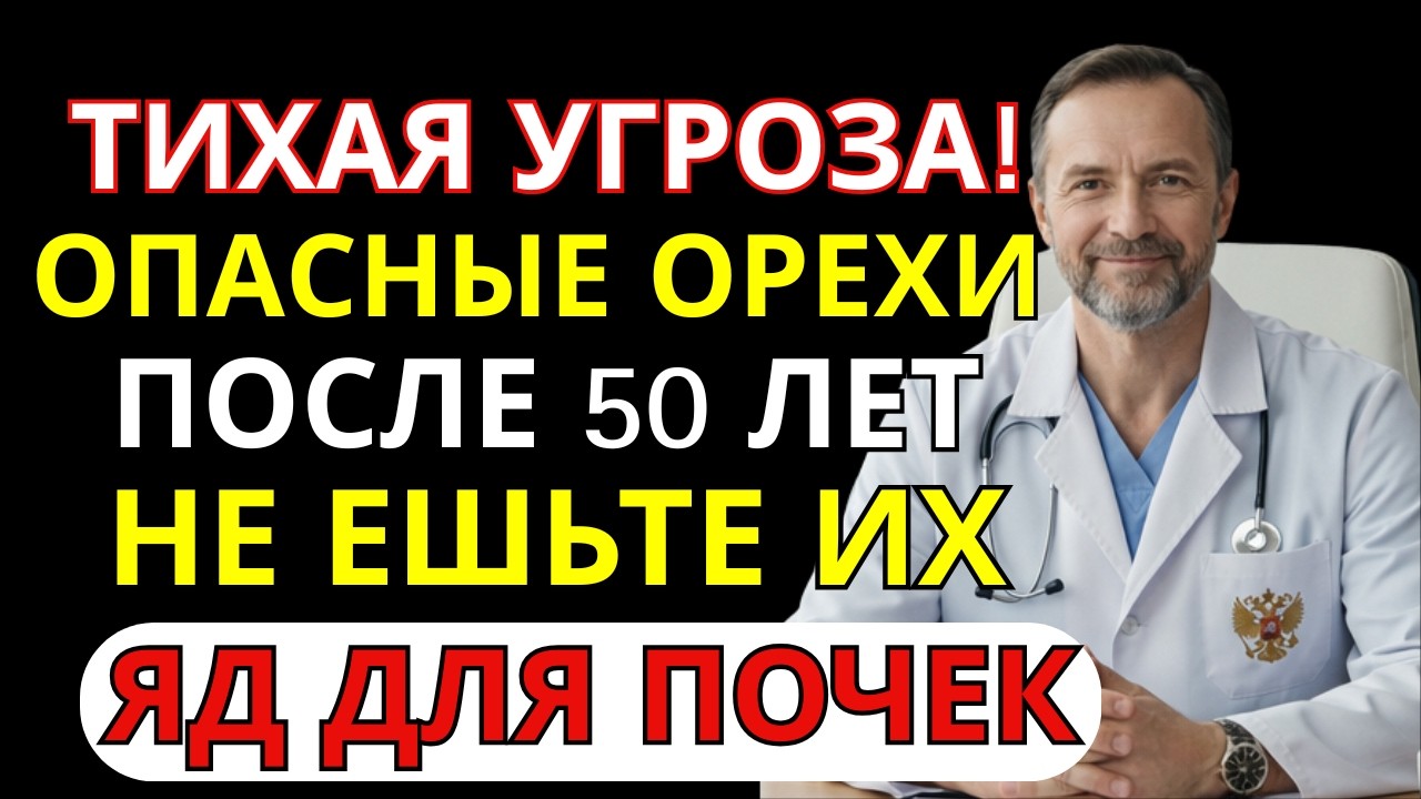 После 50 почки разрушаются тихо… Этот орех ускоряет износ на 38% | Совет врача