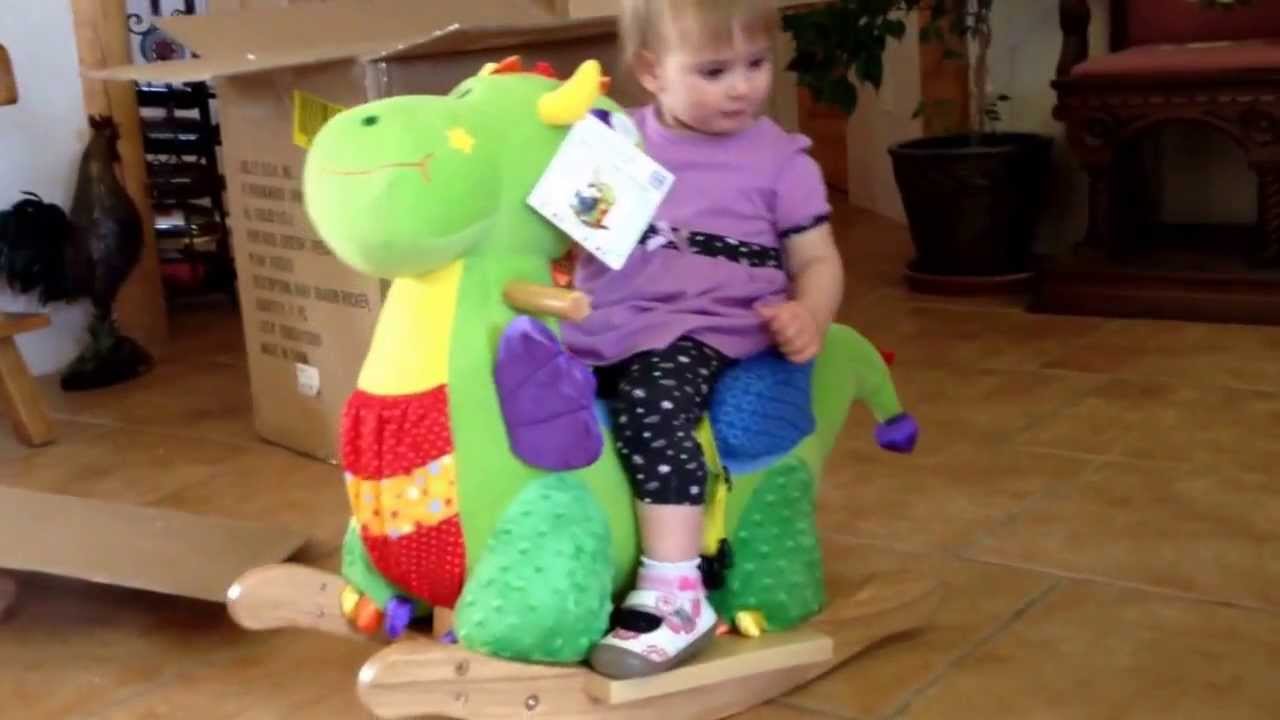 First ride on the dragon rocker - YouTube
