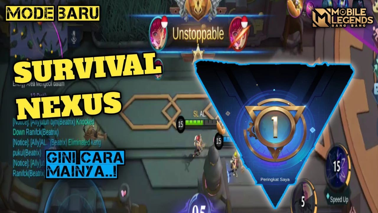 TUTORIAL MODE BARU SURVIVAL NEXUS MOBILE LEGEND