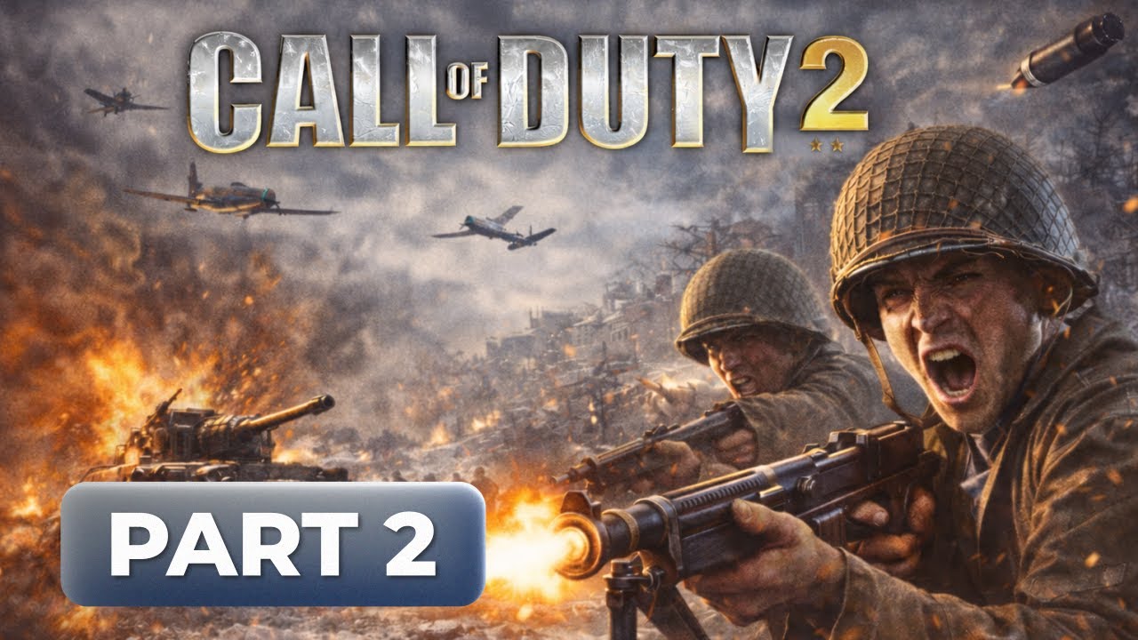 Call of Duty 2 Gameplay Walkthrough Chapter 2 - No Commentary
