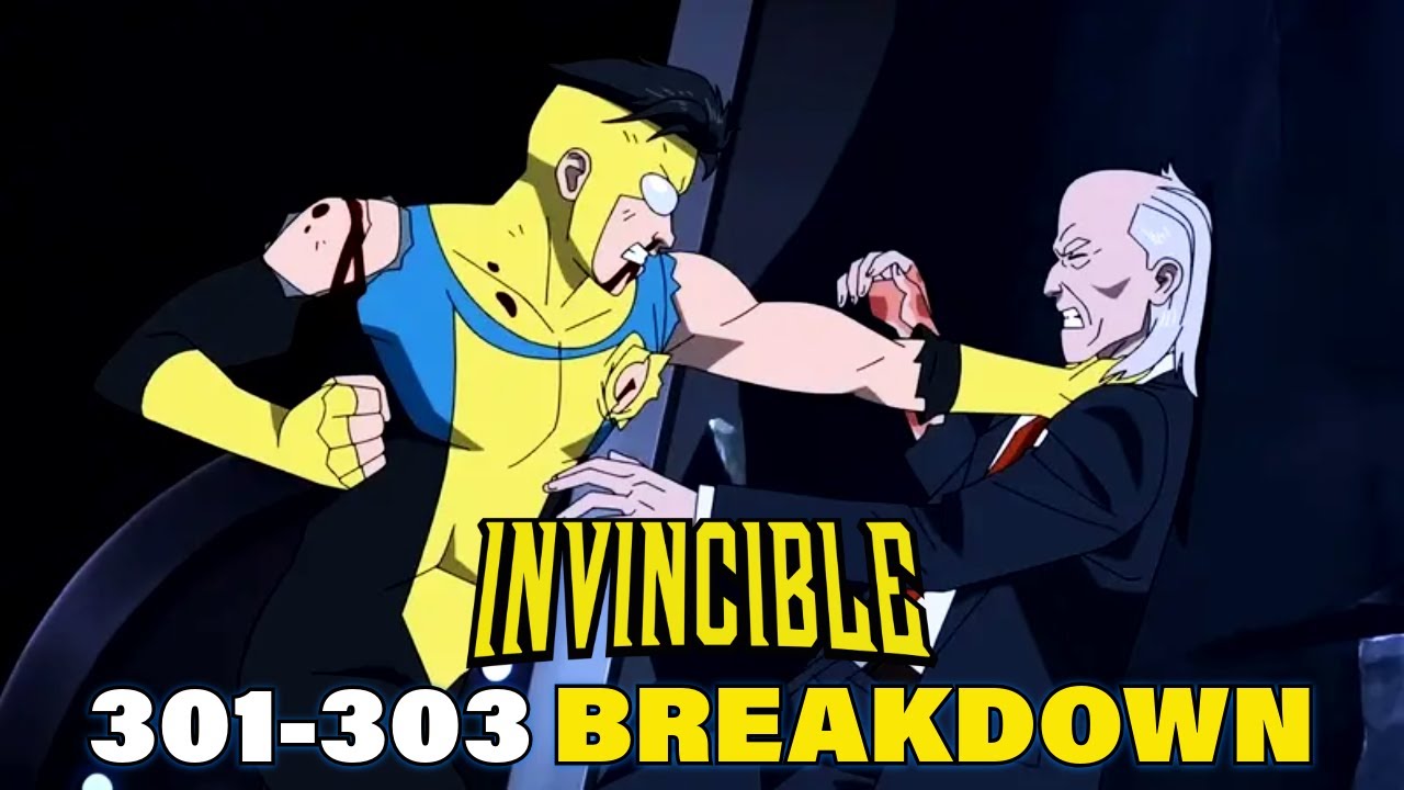 INVINCIBLE Season 3 Episode 1+2+3 Breakdown | Comics Explained!!