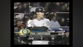 Ryan Christenson's Only Postseason Hit (2000 ALDS Game 4)