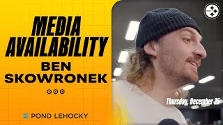 Ben Skowronek Media Availability (Dec. 25) | Pittsburgh Steelers