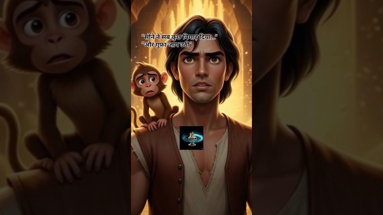 ⚡Aladin Episode 8 | Sone Ki Aazmaish⚡ #Aladin Story hindi #Cave of Wonders Test #Abu Monkey Mistake