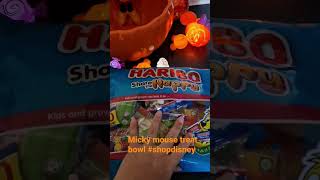 micky mouse pumpkin bowl    #shopdisney #halloween  #disney #mickeymouse #trickortreat #haribo