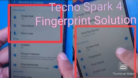 Tecno spark 4 fingerprint problem solution very Easy #tecno #technology #fingerprintlock #problem