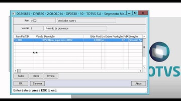 HOW TO - Datasul - Geração Ordem Protótipo